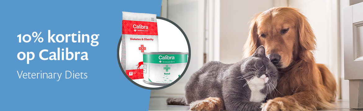 ACTIE: 10% korting Calibra veterinary diets hond en kat