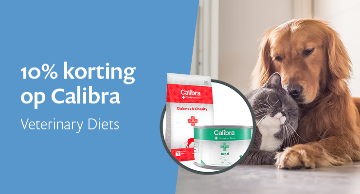 ACTIE: 10% korting Calibra veterinary diets hond en kat