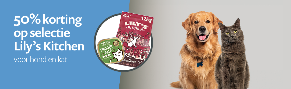 ACTIE: 50% korting op Lily's Kitchen