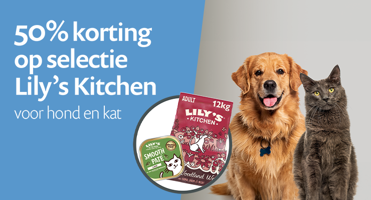 ACTIE: 50% korting op Lily's Kitchen