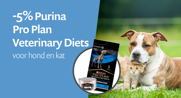 ACTIE: 5% korting op Purina Pro Plan Veterinary Diets