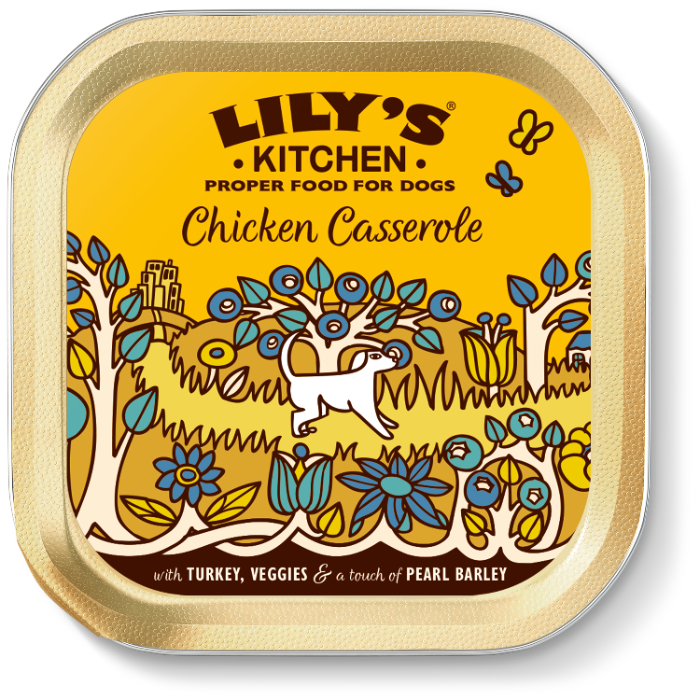 Lily's Kitchen - Hondenvoer Natvoer - Chicken/Turkey Casserole - 10 x 150 g
