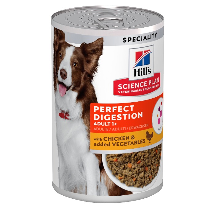 Hills Science Plan Hill's Science Plan Hond Adult Perfect Digestion Natvoer Kip 12x363g