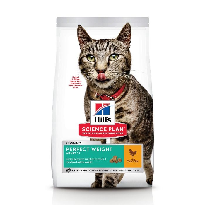 Hill&apos;s Science Plan Kat Adult Perfect Weight Kip 1,5kg