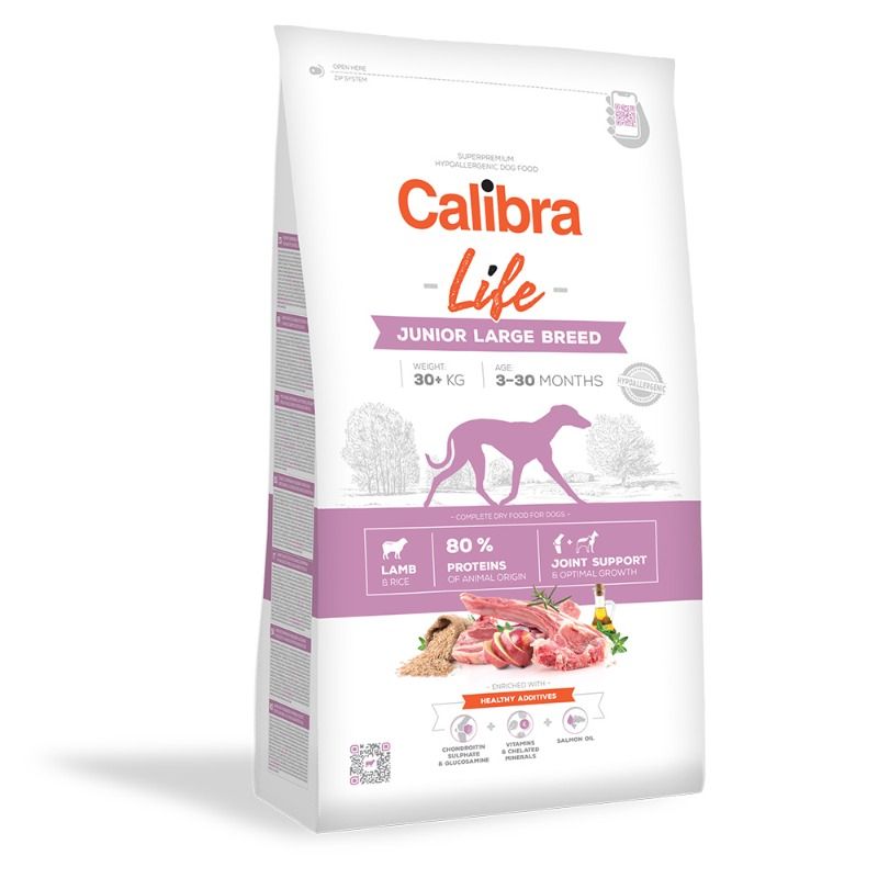 Calibra Dog Life Junior Large Breed Lamb 2,5 kg