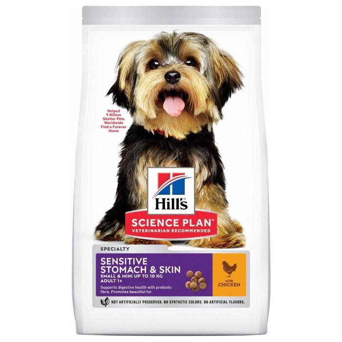 Hill&apos;s Science Plan Hond Adult Sensitive Stomach&Skin Small&Mini 1,5kg