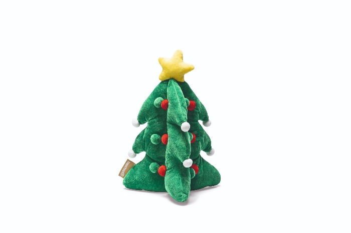 Beeztees kerstboom Jingle pluche hondenspeelgoed 30,5x20x20cm