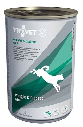 Trovet Weight & Diabetic WRD Hond 6x400gr