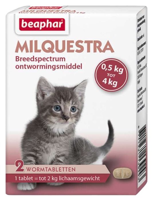 Beaphar Milquestra Kleine Kat/Kitten - 2tbl