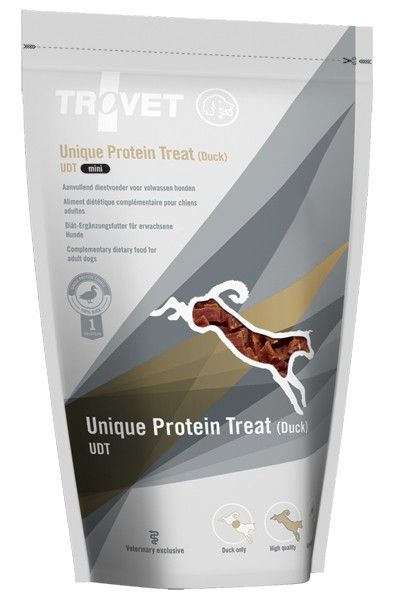 Trovet Unique Protein Treats Eend UDT Hond Mini 125gr