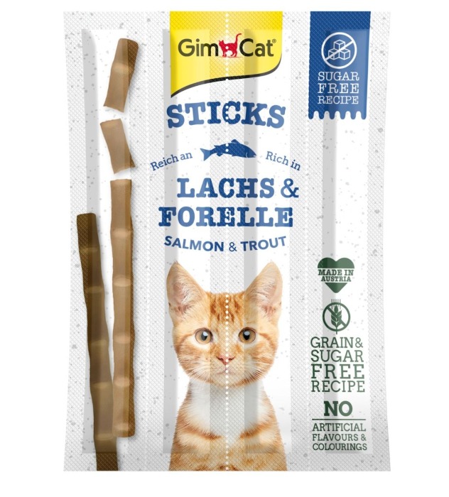 Gimcat Sticks Zalm & Forel 4st