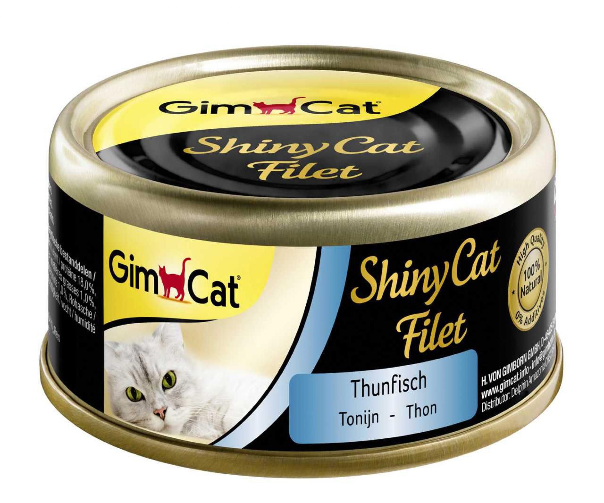 Gimcat Shinycat Filet Tonijn 70gr
