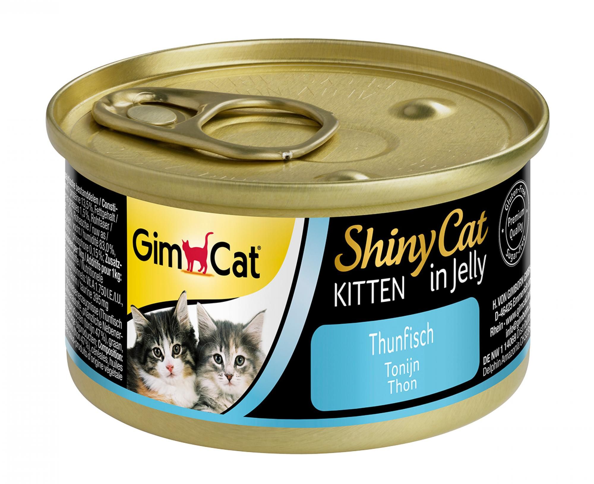 Gimcat Shinycat Kitten Tonijn 70gr