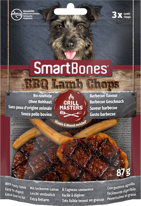 SmartBones Grill Masters Lamb Chop 3 stuks