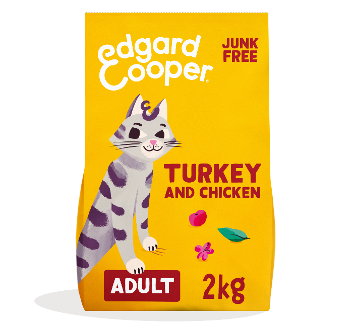 Edgard & Cooper Adult -Kattenvoer- Turkey & Chicken 2 kg