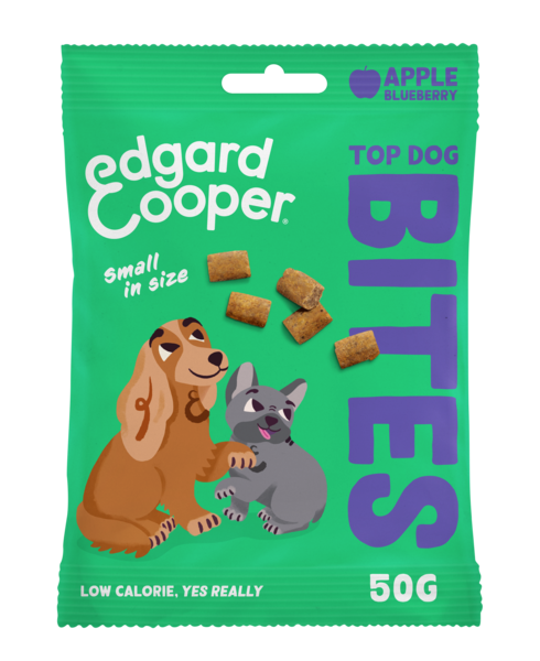 Edgard&Cooper Edgard & Cooper Bites Small Appel&Bosbes hondensnacks 50 gram