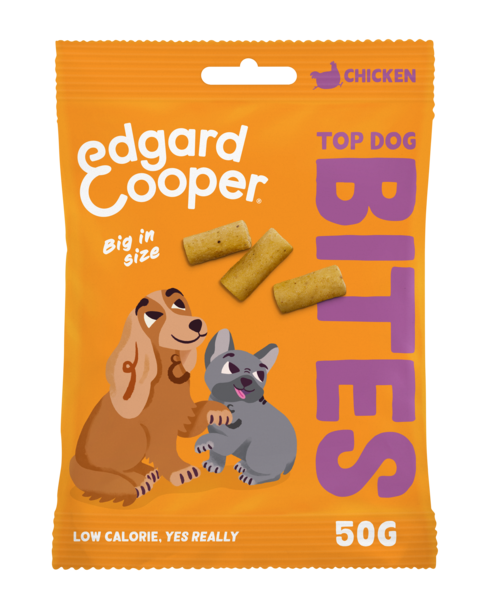 Edgard & Cooper Bites Large Kip hondensnacks 50 gram