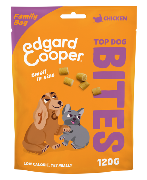 Edgard & Cooper Bites Small Kip hondensnacks 120 gram