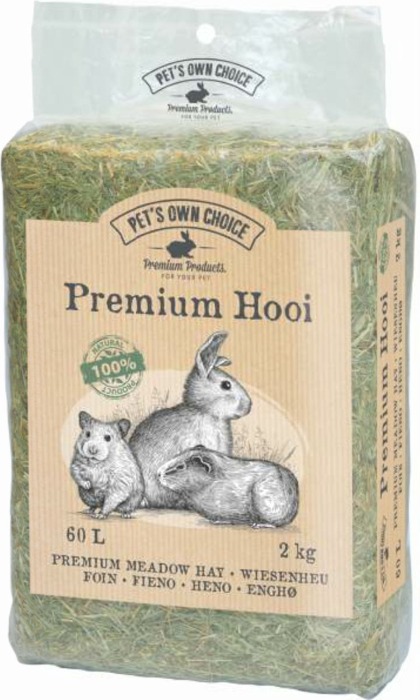 Pet&apos;s Own Choice Premium hooi 2 kg