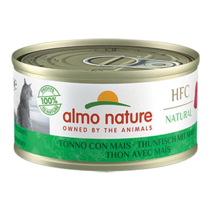 Almo Nature HFC kat tonijn&mais 70gr