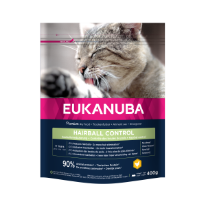 Eukanuba Kattenvoer Adult Hairball Control 400 gr
