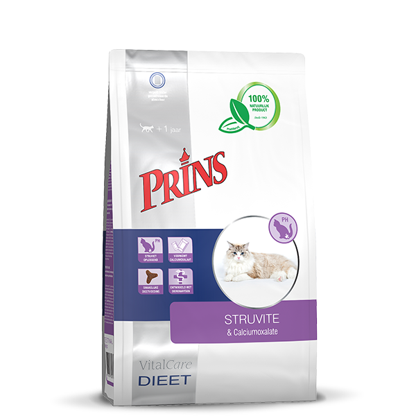 Prins VitalCare Dieet Struvite & Calciumoxalate kattenvoer 5kg