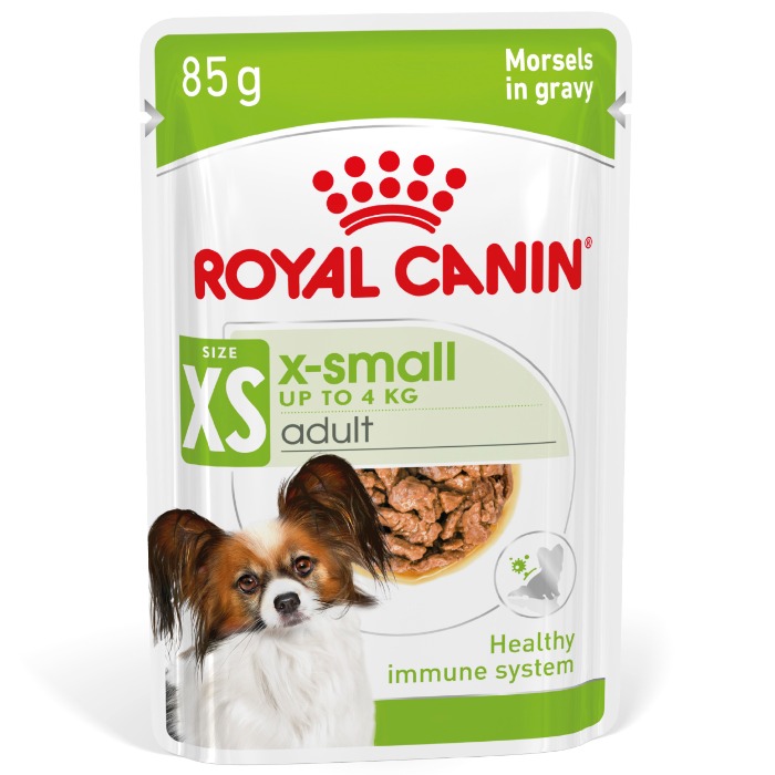 Royal Canin X-Small Adult in Gravy (brokjes in saus) natvoer hond 12 x 85 gram