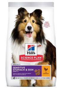 Hill's Science Plan Hond Adult Gevoelige Huid en Maag Medium 14kg 