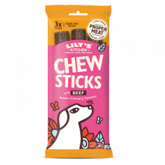 Lily's Kitchen Kauwsticks met Rund hondensnacks 120g