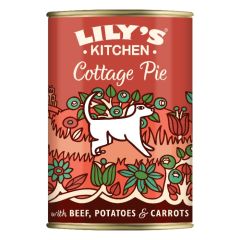 Lily's Kitchen Cottage Pie met Rund/Wortel/Aardappel natvoer hond 400 gram