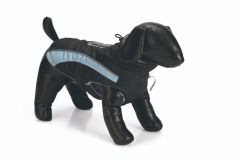 Beeztees hondenjas Saby zwart/lichtblauw 