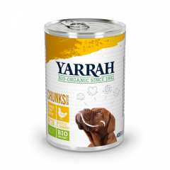 Yarrah Dog Brokjes Saus Kip 405gr