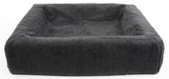 Bia bed fleece hoes hondenmand grijs bia-3 70x60x15 cm