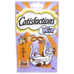 Catisfactions Mix Kip & Eend kattensnacks 60 gram