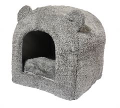Rosewood kattenmand iglo teddy grijs 38x38x40 cm