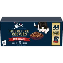 Felix Heerlijke Reepjes Farm Selectie 44 x 80 gr