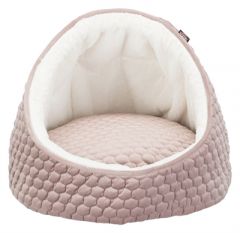 Trixie kattenmand iglo livia roze / creme 45x45x33 cm