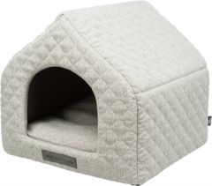 Trixie hondenmand huis noah vitaal schuimrubber lichtgrijs 40x43x45 cm