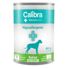 Calibra Veterinary Diets Hypoallergenic Konijn & Insect natvoer hond 400gr