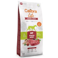 Calibra Life Dog Junior Large Breed Fresh Beef