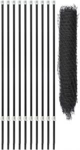 Trixie mobiele omheining zwart 15 mtr