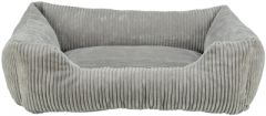 Trixie hondenmand vital jonna ribfluweel grijs 100x70 cm
