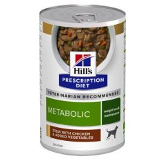 Hill's Metabolic Weight Management Stoofpotje hond met Kip & Groenten 354g blik