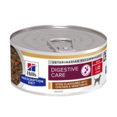 Hill's Prescription Diet I/D Stress Mini Digestive Care Stoofpotje Hond met Kip & Groenten 24x156g blik