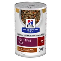 Hill's Prescription Diet I/D Digestive Care hondenvoer nat stoofpotje met Kip en groenten 12x 354g blik