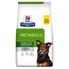 Hill's Metabolic Weight Management hondenvoer met Lam & Rijst 1.5kg zak