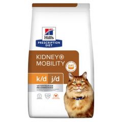 Hill's Prescription Diet K/D + Mobility kattenvoer met Kip 3kg zak