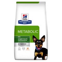 Hill's Prescription Diet Metabolic Mini Weight Management hondenvoer met Kip 1kg zak LET OP: THT 5-2024