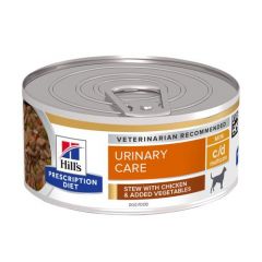 Hill's C/D Urinary Care hondenvoer stoofpotje kip & groenten 156g blik