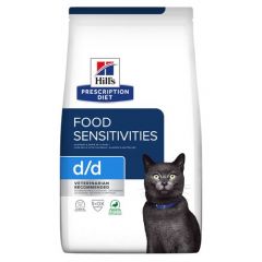 Hill's D/D Food Sensitivities kattenvoer met Eend & groene Erwten 3kg